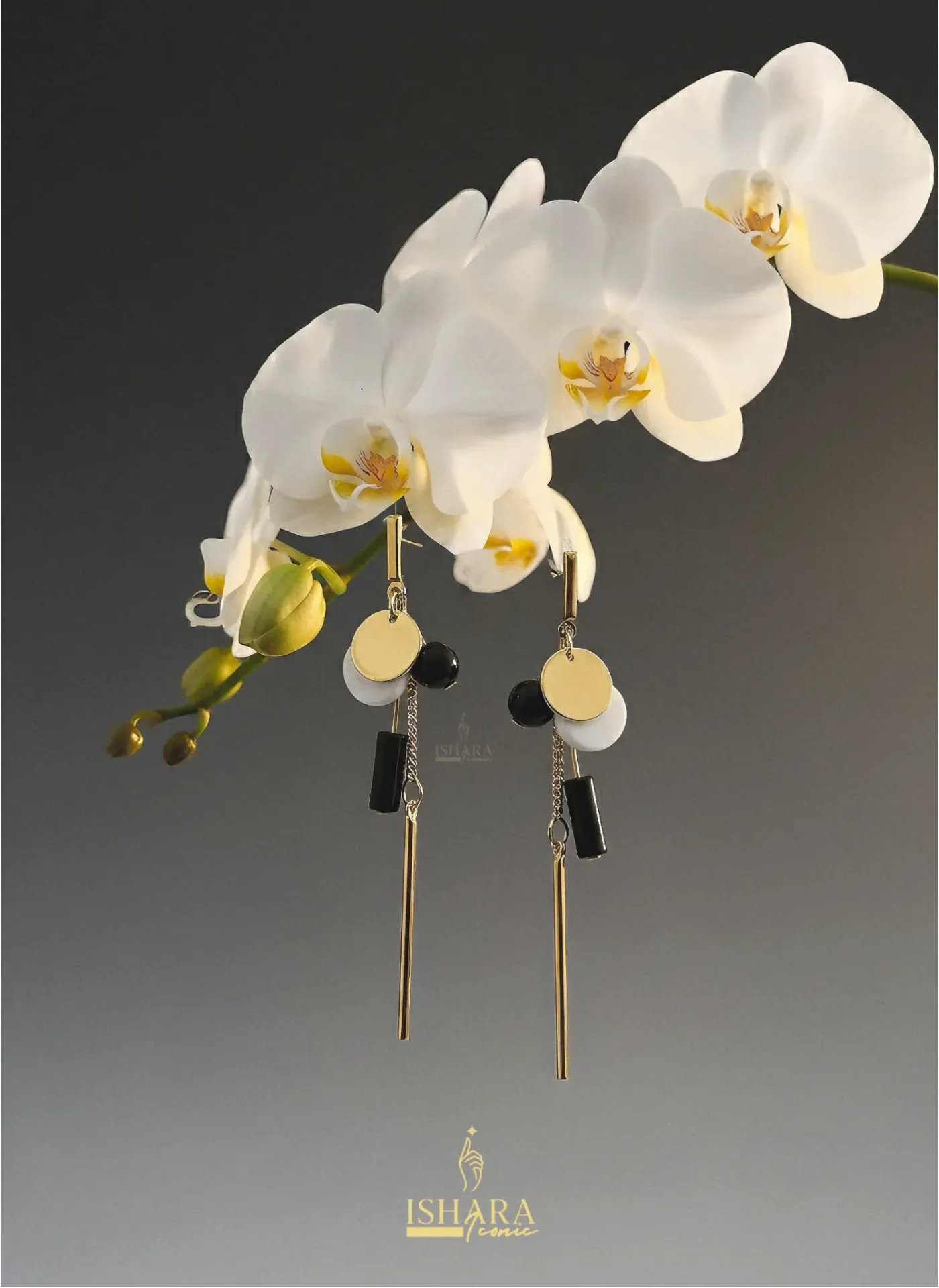 Asymmetric Geometric Statment Drop Earrings