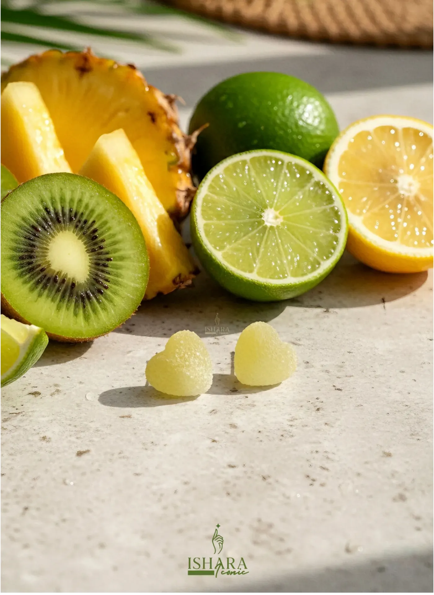 Jelly Shape Yellow Earrings