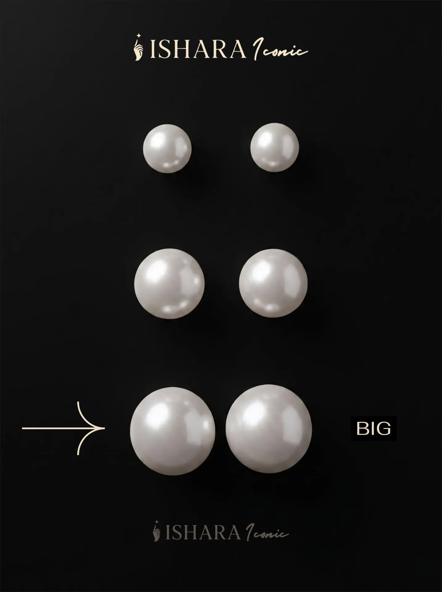 Big Pair Of Pearl Earrings