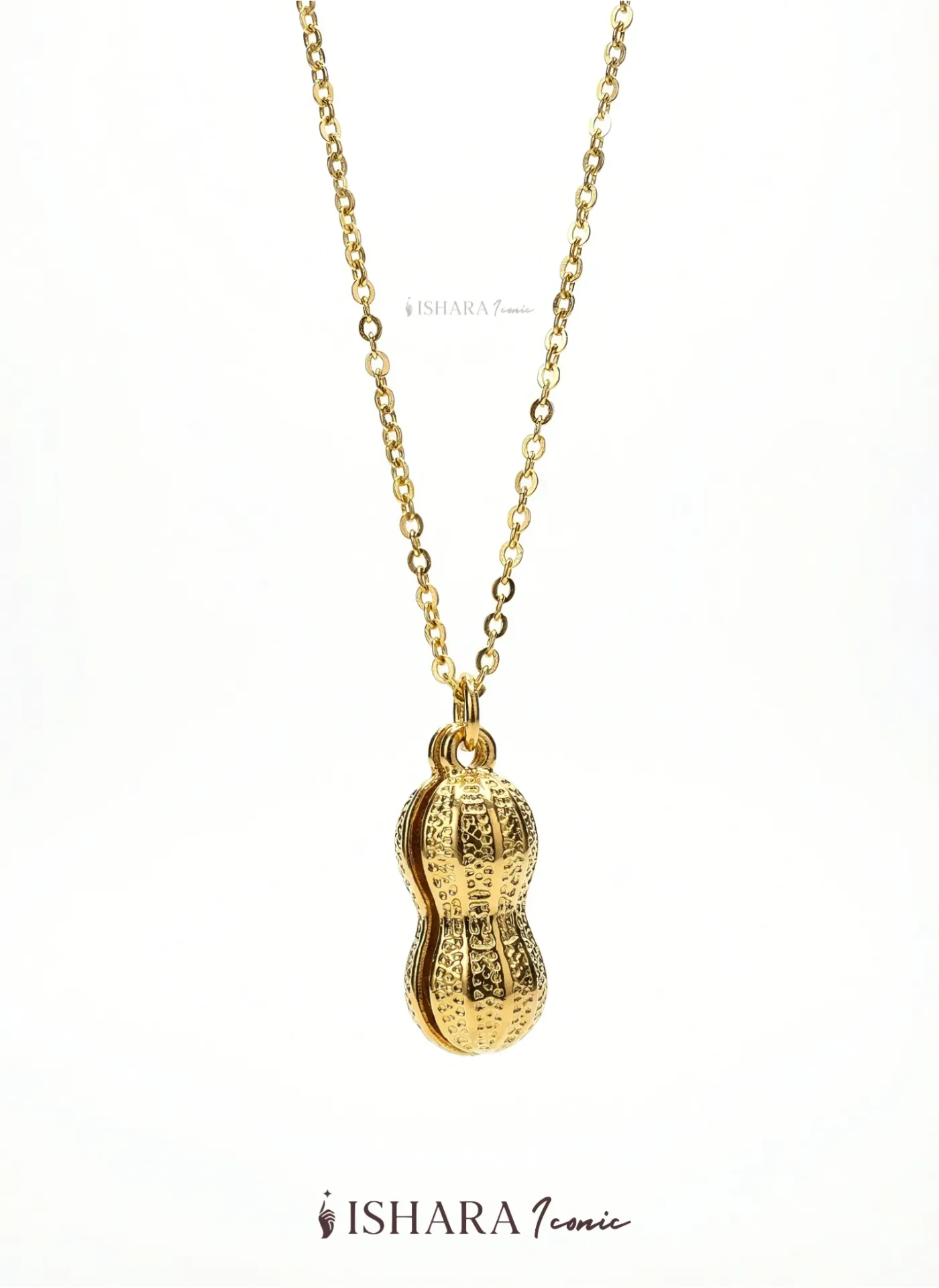 Opening Peanut Locket Necklace with Pearls